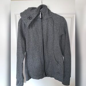 lululemon atheltica’s Scuba Full-Zip Hoodie in Heathered Speckled Black